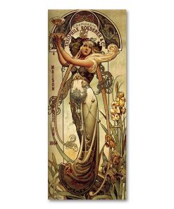 "Champagne Theophile Roeder Co." by Louis-Theophile Hingre Canvas Wall Art