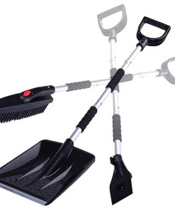 Zone Tech Car 3-in-1 Replaceable Heads Snow Brush Kit