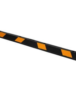 Zone Tech® Large Heavy Duty 72-Inch Long Rubber Parking Curb