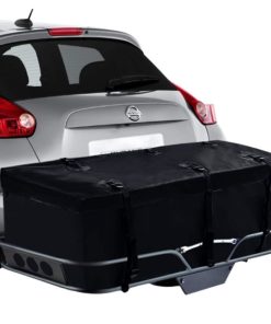 Zone Tech® Premium Quality Classic Black Cargo Carrier