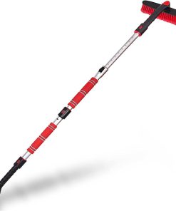 Zone Tech® Extendable Snow Brush and Ice Scraper with Rotating Brush Head