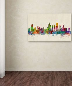 "Chicago, Illinois" Canvas Wall Art