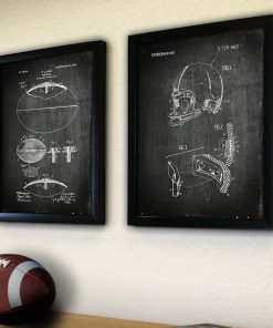 ''Football'' 2-piece Framed Wall Art Set