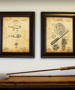 ''Fishing'' 2-piece Framed Wall Art Set