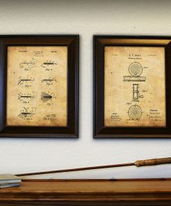 ''Fly Fishing'' 2-piece Framed Wall Art Set