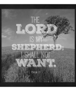 "The Lord Is My Shepherd" Framed Wall Art