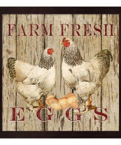 "Farm Fresh Eggs" II Framed Wall Art