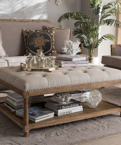 Zuo Modern Checks Upholstered Stool