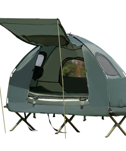1-Person Compact Portable Pop-up Air Mattress Tent