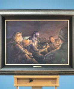*Original Study* The Mandalorian™ - An Uneasy Alliance by Monte Moore Thomas Kinkade Studios 22" x 31"