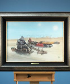 *Original Study* The Mandalorian™ - The Marshal by Monte Moore Thomas Kinkade Studios 22" x 31"