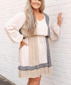 Your Beautiful Soul Dress, Taupe