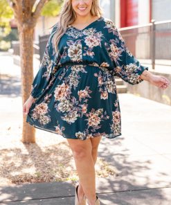 You're On My Mind Dress, Teal
