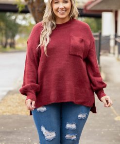 Yours In A Heartbeat Top, Red