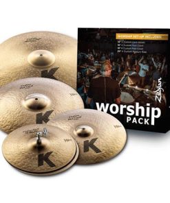 Zildjian Worship K Custom Cymbal Pack, Includes 14" K Custom Dark Hi-Hats Cymbal, 16" K Custom Fast Crash Cymbal, 18" K Custom Fast Crash Cymbal, 20" K Custom Medium Ride Cymbal