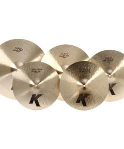 Zildjian KCD900 K Custom Dark 5 Pack Cymbol Box Set, Includes 2x 14" K Custom Dark Hi-Hat, 16" K Custom Dark Crash, 18" K Custom Dark Crash, 20" K Custom Dark Ride