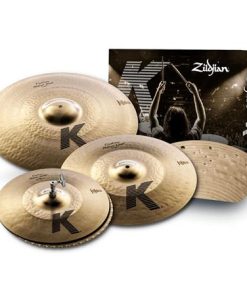 Zildjian KCH390 K Custom Hybrid Cymbol Box Set, includes 14" K Custom Hybrid HiHats, 21" K Custom Hybrid Ride, 17" K Custom Hybrid Crash