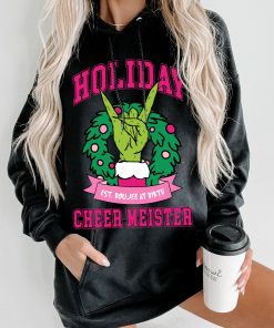 "Holiday Cheer Meister" Graphic Multiple Shirt Options (Black) - Print On Demand