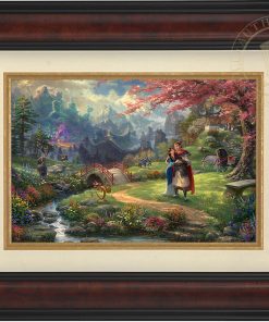 *RARE* Mulan Blossoms of Love Framed Artist Proof Canvas Burl 28" x 42" #1/2
