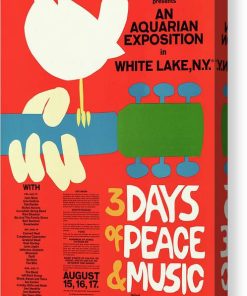''Woodstock'' poster 1969, art by Alexander Skolnick Canvas Print