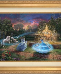 *RARE* Disney Wishes Granted Framed Artist Proof Canvas Antique Gold 18" x 24" #9/10
