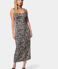 ZEBRA MAXI RESORT DRESS