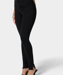 ZIP FRONT KNIT LEGGING