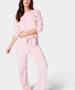 BURNOUT VELOUR PAJAMA SET