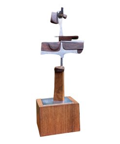 "The Long and the Short of It" Contemporary Original Steel Sculpture by Granville Beals