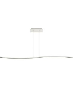 Zipp Wave Linear Suspension with Center Feed Power  By Gregory Kay, For PureEdge Lighting