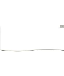 Zipp Wave Linear Suspension with End Feed Power  By Gregory Kay, For PureEdge Lighting