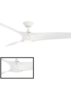 Zephyr DC Ceiling Fan with Light  By Modern Forms