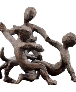 "Mystic Dance #2" Contemporary Wall Sculpture by Sassoon Kosian