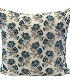 Zoffany Botanical Printed Linen Feather/Down Pillows - a Pair