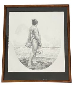 “Sunset 1.3.22” David Orrin Smith Original Landscape Sunset Drawing