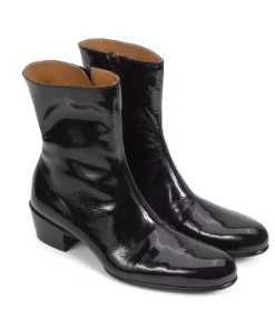ZIP-UP LEATHER BOOT