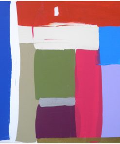"I Know How This Goes by Now" Contemporary Abstract Acrylic Painting by Frances Sousa