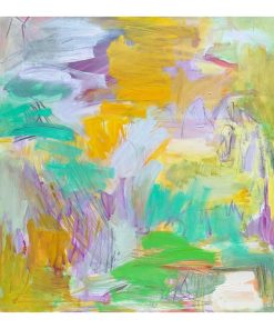 "Garden Escape" by Trixie Pitts Large Abstract Expressionist Oil Painting