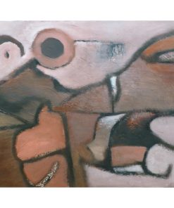 "It's Nearly Light" Contemporary Sculptural Abstract Expressionist Oil Painting by Monica Shulman