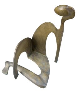 “Soaring” Vintage Abstract Metal Sculpture by Andrew Chambers
