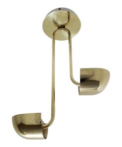 "Incamiciato" Amber Murano Glass Mid-Century Modern Pendant Light