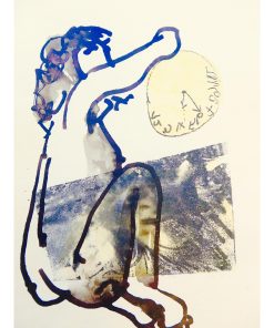 "Chinese Model" Martha Holden Contemporary Figurative Ink Drawing