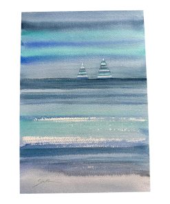 "Between a Rock & a Hard Place" Contemporary Original Painting by Britt McGraw