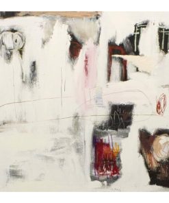"The Potential of a Blank Canvas" Contemporary Abstract Still Life Watercolor Painting by JJ Hogan