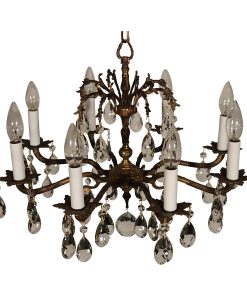 #1900 French Art Nouveau Mimosa Chandelier
