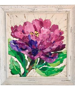 "Butterfly Rainbow" Original Abstract Collage by Suzanne MacCrone Rogers